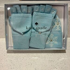 Snowflake hat and glove boxed set